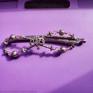 Lilla Rose Heart Flower Hair Clip